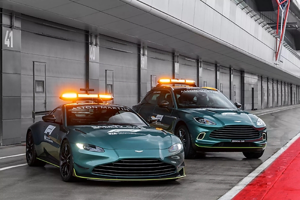 Aston Martin DBX707 ‘Medical Car’ Conducts High-speed Track Test On A Rainy Day, Ahead Of Season-opening Race - autojosh 