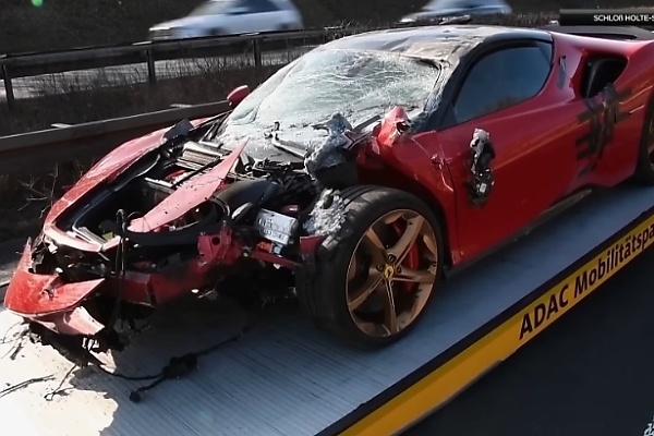 Prospective Buyer, A Popular DJ, Destroys ₦2 Billion Ferrari SF90 Stradale During Test Drive - autojosh 