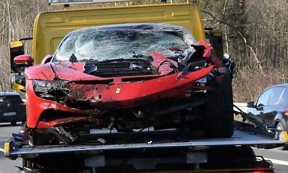 Prospective Buyer, A Popular DJ, Destroys ₦2 Billion Ferrari SF90 Stradale During Test Drive - autojosh