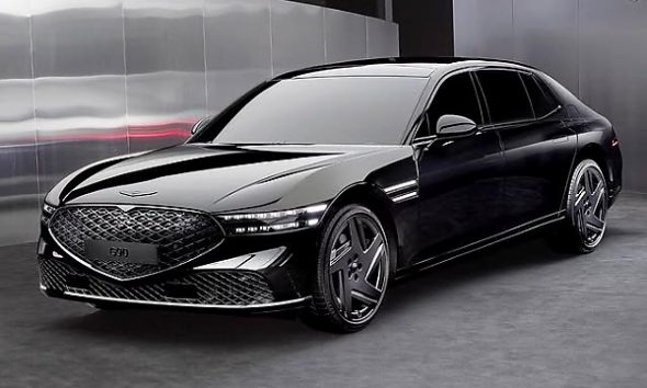 Genesis Introduces Black-out Version Of Its Flagship Genesis G90 Long Wheel Base - autojosh