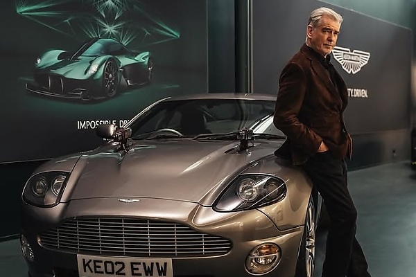 Photos : James Bond Star, Pierce Brosnan, Reunites With Legendary Aston Martin from ‘Die Another Day’ - autojosh 