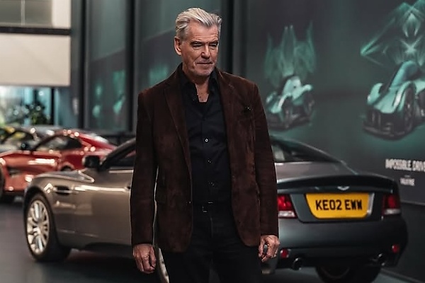 Photos : James Bond Star, Pierce Brosnan, Reunites With Legendary Aston Martin from ‘Die Another Day’ - autojosh 