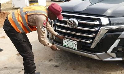 FRSC Impounds Vehicles With Fake And Unauthorised Number Plates In Abuja - autojosh