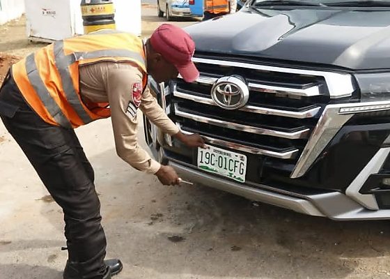 FRSC Impounds Vehicles With Fake And Unauthorised Number Plates In Abuja - autojosh
