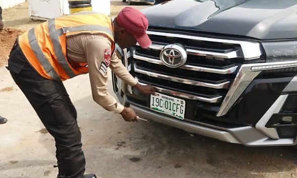 FRSC Impounds Vehicles With Fake And Unauthorised Number Plates In Abuja - autojosh