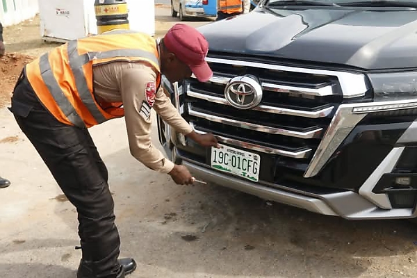 FRSC Impounds Vehicles With Fake And Unauthorised Number Plates In Abuja - autojosh 