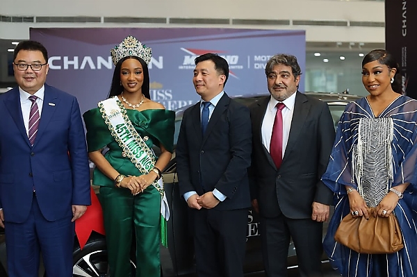 Mikano Presents Brand New Changan Eado Plus To Newly Crowned Miss Nigeria, Doris Ogah (PHOTOS) - autojosh 