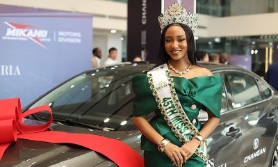 Mikano Presents Brand New Changan Eado Plus To Newly Crowned Miss Nigeria, Doris Ogah (PHOTOS) - autojosh