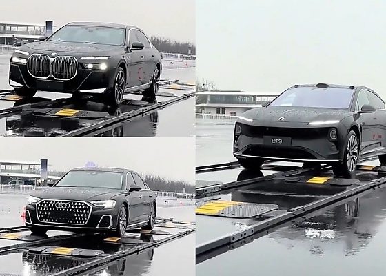 Chinese NIO ET9 Goes Against BMW 7 Series And Audi A8 In A Suspension Test With Shocking Results - autojosh