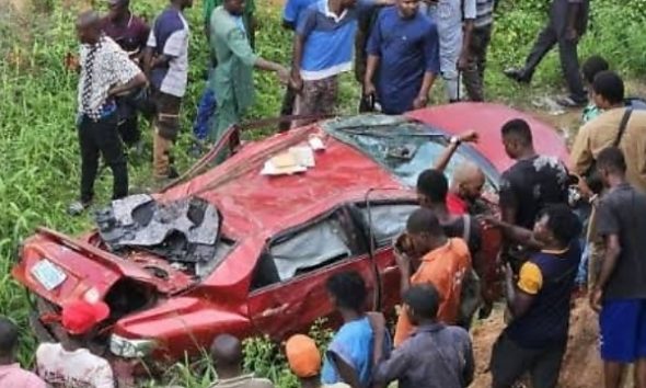 LASTMA Urges Motorists To Adhere To Stipulated Speed Limits As Toyota Camry Falls From Otedola Bridge - autojosh