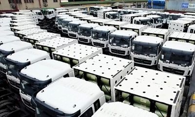 Dangote Cement Takes Delivery Of Hundreds Of CNG Trucks, To Convert 7,000 Diesel Trucks By End Of 2026 - autojosh