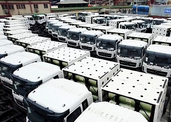 Dangote Cement Takes Delivery Of Hundreds Of CNG Trucks, To Convert 7,000 Diesel Trucks By End Of 2026 - autojosh