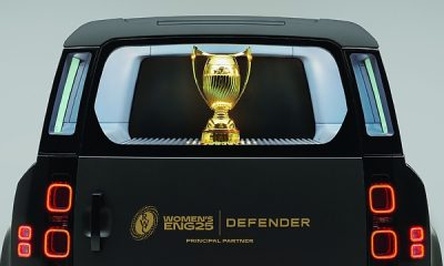 Women’s Rugby World Cup : Defender ‘Trophy Vehicle’ Begins Tour Of England To Showcase The Trophy - autojosh