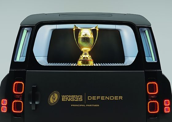 Women’s Rugby World Cup : Defender ‘Trophy Vehicle’ Begins Tour Of England To Showcase The Trophy - autojosh