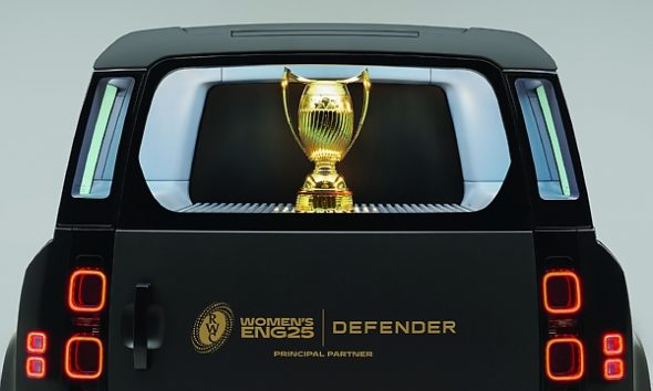 Women’s Rugby World Cup : Defender ‘Trophy Vehicle’ Begins Tour Of England To Showcase The Trophy - autojosh