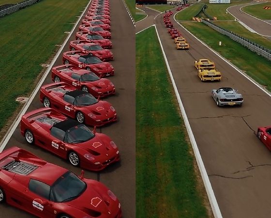 Participants From 10 Countries Took Part In Ferrari Legacy Tour To Celebrate 30 Years Of The Iconic F50 - autojosh