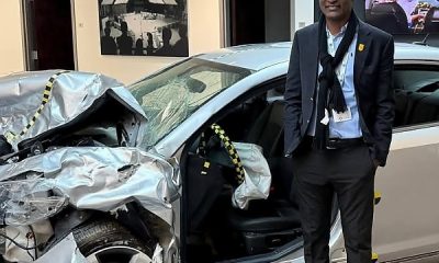 FRSC Boss Sees First Hand Crash Test Conducted By IIHS On A Brand New 2025 Tesla - autojosh