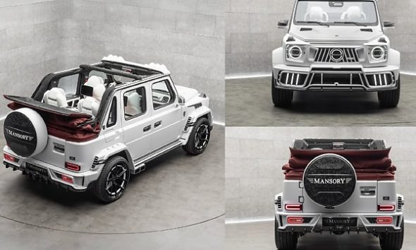 All-new One-off “Mansory Speranza” Is A 4-door Convertible Based On Mercedes-Benz G-Class - autojosh