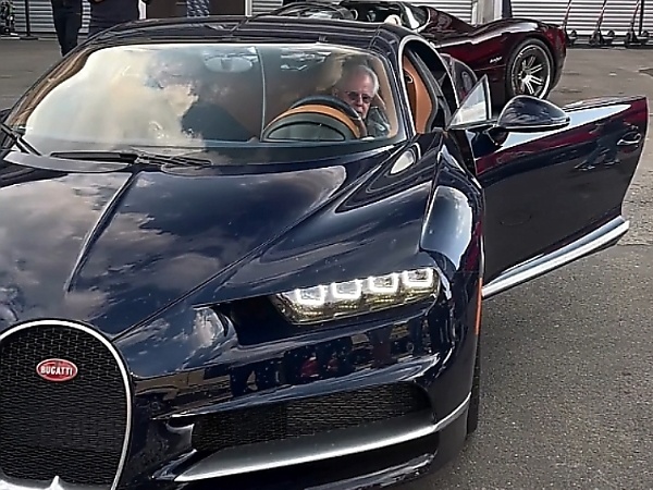 Video : Pagani Founder, Horacio Pagani, Seen Taking $3 Million Bugatti Chiron For A Spin - autojosh 
