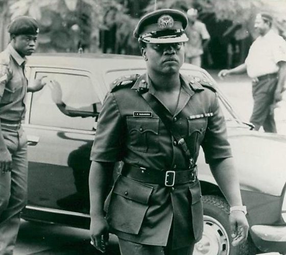 Throwback : Ibrahim Babangida Alighting From His Nigeria-assembled Official Car, Peugeot 504 - autojosh