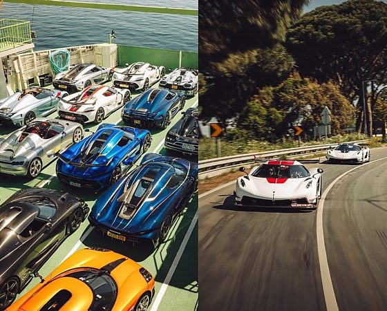 Photos From Koenigsegg Ghost Squadron Tour 2025 In Portugal, Including Hypercar Boat Cruise - autojosh