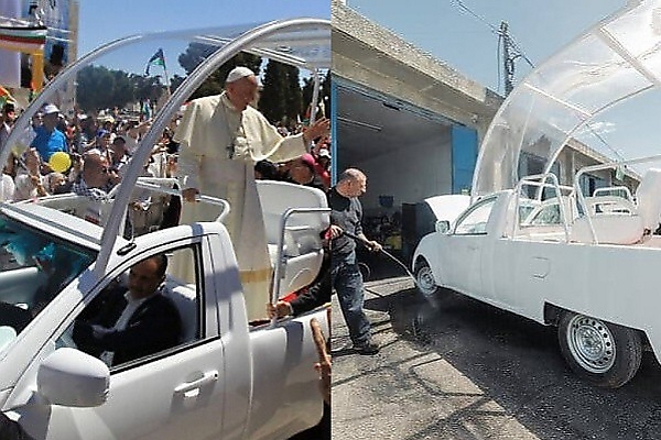 Pope Francis’ Final Wish : Popemobile Is Being Converted Into A Mobile Clinic For Children Of Gaza - autojosh