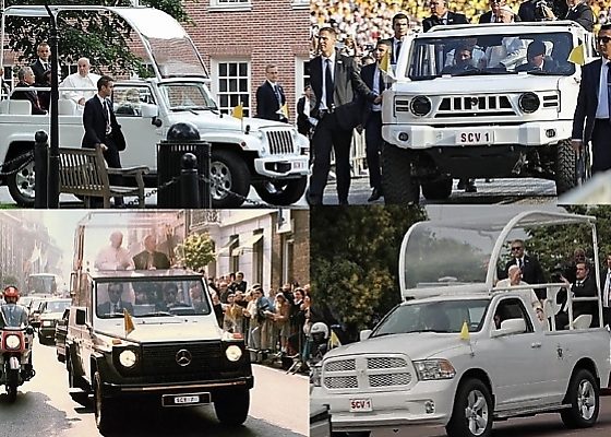 Photos : Evolution Of The Popemobile, From The 460 Nürburg Limousine To Electric G-Class - autojosh