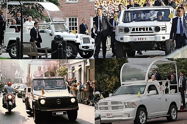 Photos : Evolution Of The Popemobile, From The 460 Nürburg Limousine To Electric G-Class - autojosh