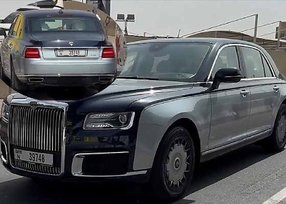 Ultra-luxury ‘Aurus Senat’ Sedan, Promoted By Russian President Vladimir Putin, Spotted In Dubai - autojosh
