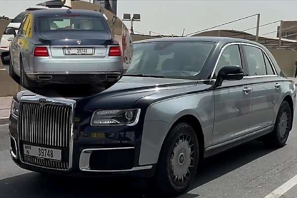 Ultra-luxury ‘Aurus Senat’ Sedan, Promoted By Russian President Vladimir Putin, Spotted In Dubai - autojosh