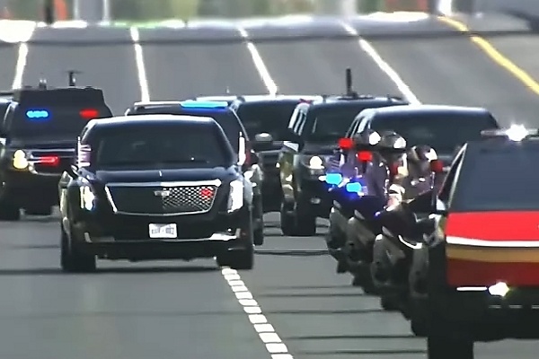 Two Tesla Cybertruck Patrol Vehicles Escorted Trump’s Armored Limo During His Visit To Qatar - autojosh