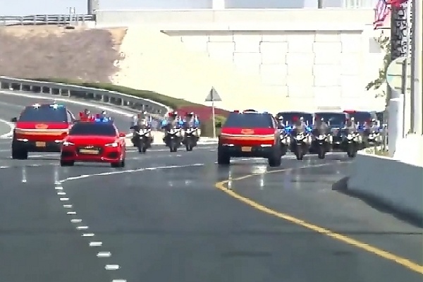 Two Tesla Cybertruck Patrol Vehicles Escorted Trump’s Armored Limo During His Visit To Qatar - autojosh 