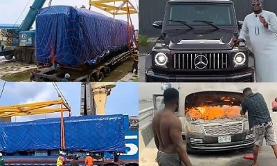 New Train Sets For Lagos Blue Line, FG Warns Abuja-based Car Dealer, Darey Art Alade’s Range Rover Catches Fire, News In The Past Week - autojosh