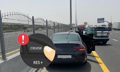 Dubai Police Rescues Female Driver After Cruise Control Malfunctioned, Used A Patrol Car To Stop It - autojosh
