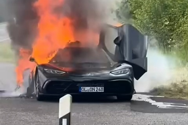 One Of Just 275 Examples Of Mercedes-AMG ONE Worth $2.72 Million Burns Down In Germany - autojosh 