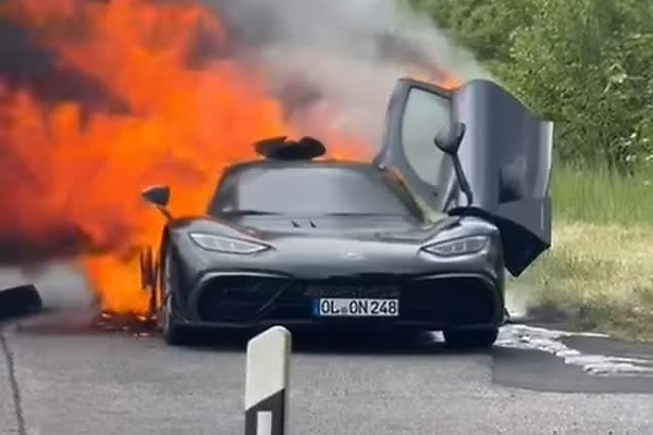 One Of Just 275 Examples Of Mercedes-AMG ONE Worth $2.72 Million Burns Down In Germany - autojosh