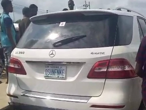 ‘One-way’ Driver Of Mercedes SUV With Customized “OSUNFNKE” Plate Flees After Fatal Collision With Tricycle - autojosh