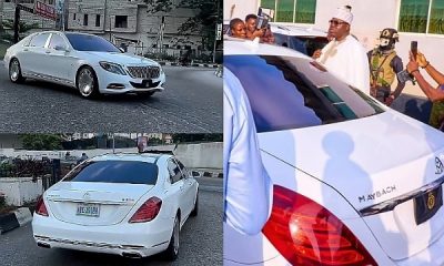 Moment Prince Fuad Parked His Maybach S-Class To Give Car Spotter Cash, Hours After Gun Scare From Nigerian Pastor - autojosh