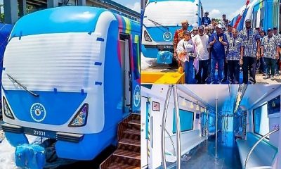Sanwo-Olu Unveils Three Train Sets For Lagos Blue Line, Credits Tinubu’s Crucial Support - autojosh