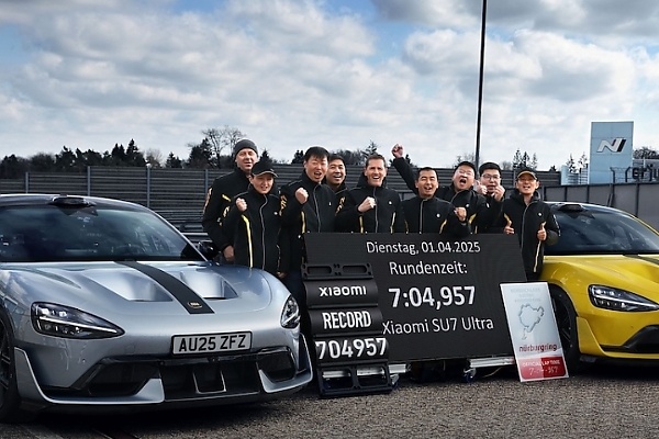 7 Minutes 04 Seconds : Xiaomi SU7 Ultra Shatters Electric Executive Vehicle Lap Record At Nürburgring - autojosh 