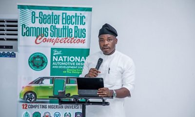 UNIBEN Emerges Winner In “Design Phase Of 8-Seater Electric Campus Shuttle Bus Competition”, Wins ₦5 Million - autojosh