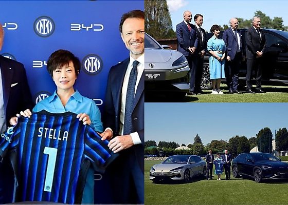 China’s BYD Partners With Inter Milan, Players And Management To Receive Denza Z9 GT And BYD Sealion 7 - autojosh