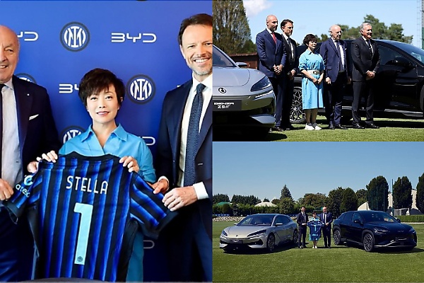 China’s BYD Partners With Inter Milan, Players And Management To Receive Denza Z9 GT And BYD Sealion 7 - autojosh