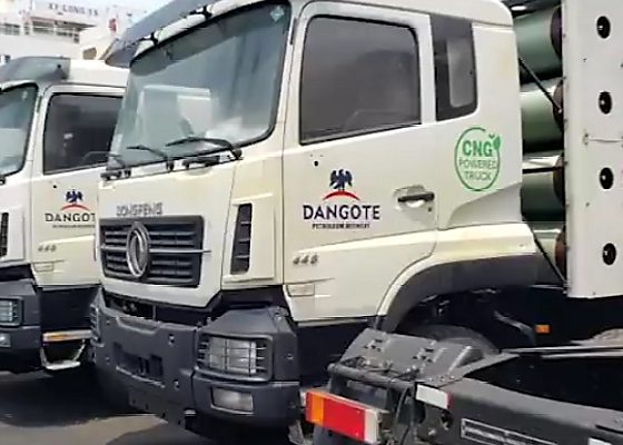 Dangote Refinery Takes Delivery Of 4,000 CNG Trucks Ahead Of Nationwide Distribution Of Petrol And Diesel - autojosh