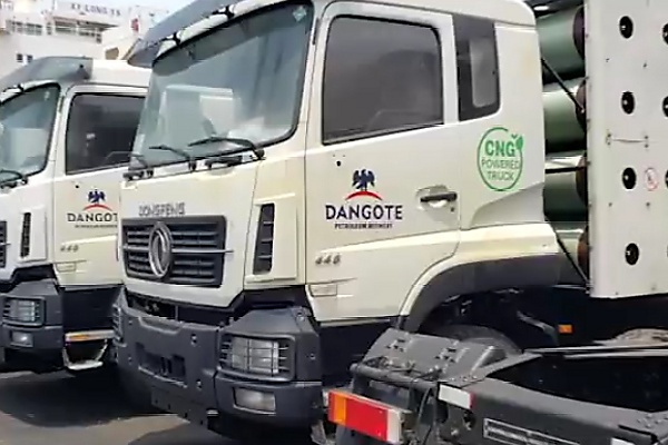 Dangote Refinery Takes Delivery Of 4,000 CNG Trucks Ahead Of Nationwide Distribution Of Petrol And Diesel - autojosh