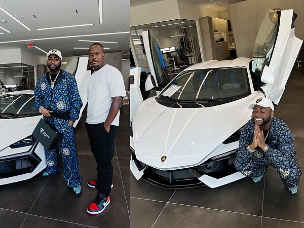 The First In Africa : Davido Buys Customized Lamborghini Revuelto Sports Car Worth $1 Million - autojosh