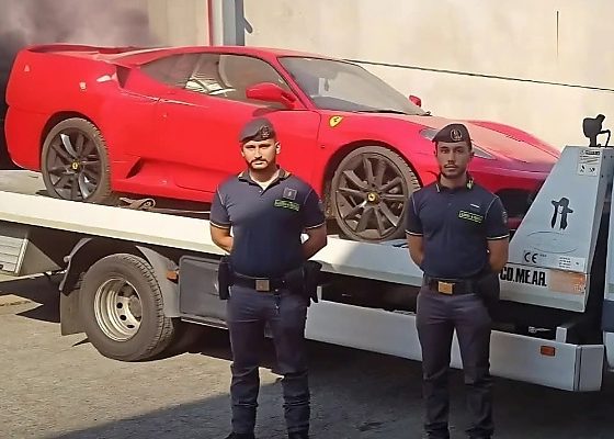 Italian Authorities Destroys Fake Ferrari F430 Built On The Chassis Of Toyota MR2 Coupe - autojosh