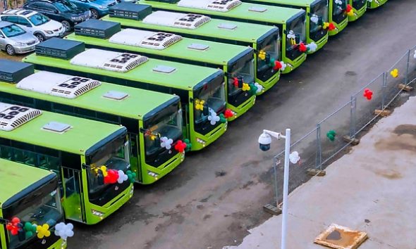 NNPC Ltd Presents 35 CNG Buses To The Presidential Compressed Natural Gas Initiative (PCNGi) - autojosh