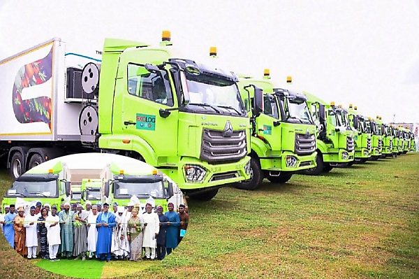 Sanwo-Olu Unveils 150 CNG Trucks To Boost Food Logistics, Says They Can Travel To All Parts Of The Country On Full Tank - autojosh