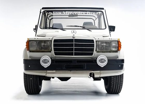 Before Joining Mercedes, AMG Swapped The Face Of G-Class With Lights And Grille From an S-Class - autojosh